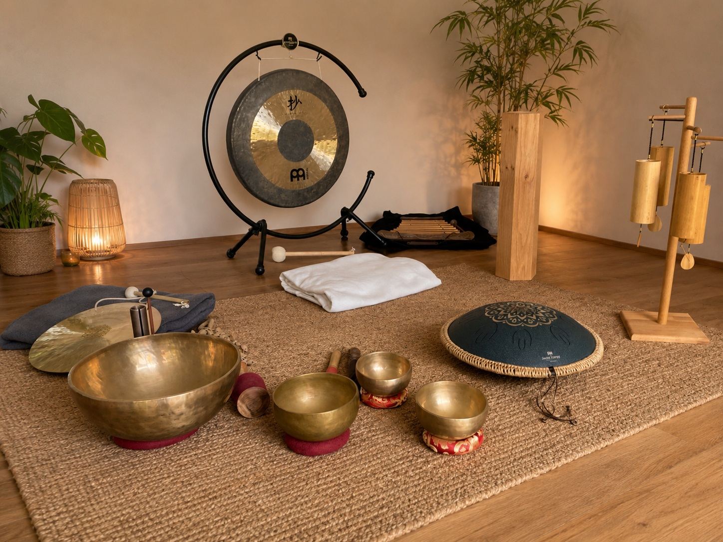 Klangschalen, Gong und Meditationsraum von Balance Oase